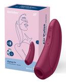 Satisfyer Curvy 1+ Rose Red App Connect Clitoris Vibrator- Erotiekvoordeel.nl